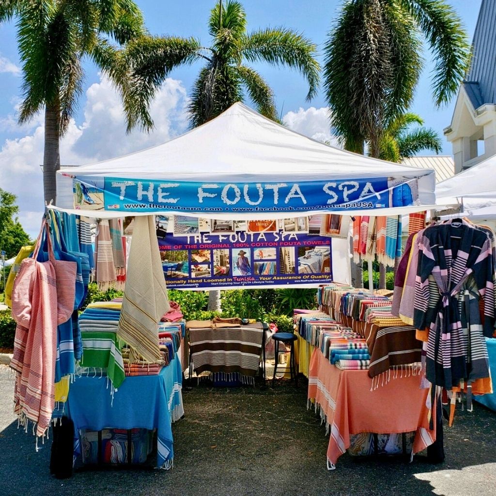 Fouta Spa market tent