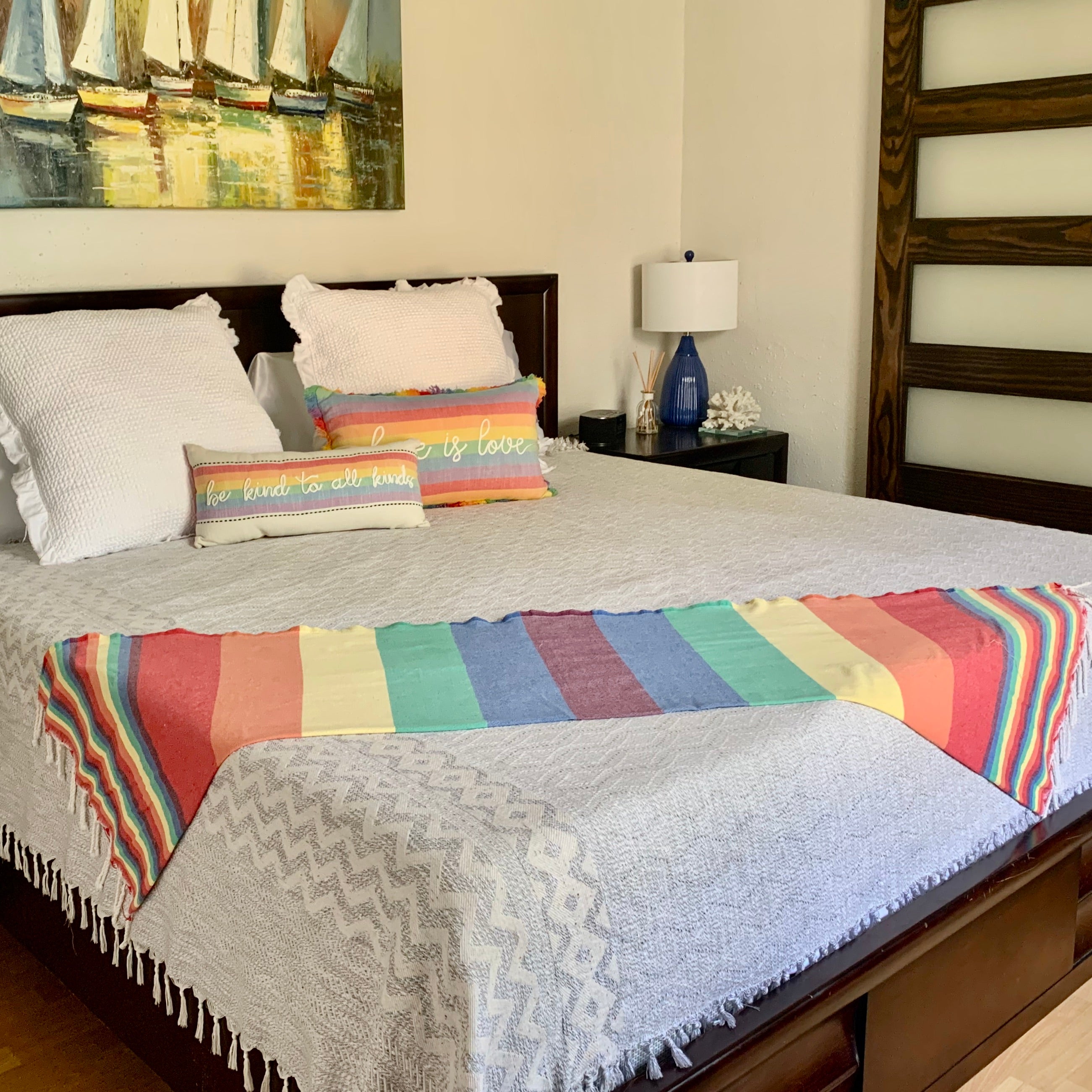 Rainbow Fouta Towel - The-foutaspa - Bedding
