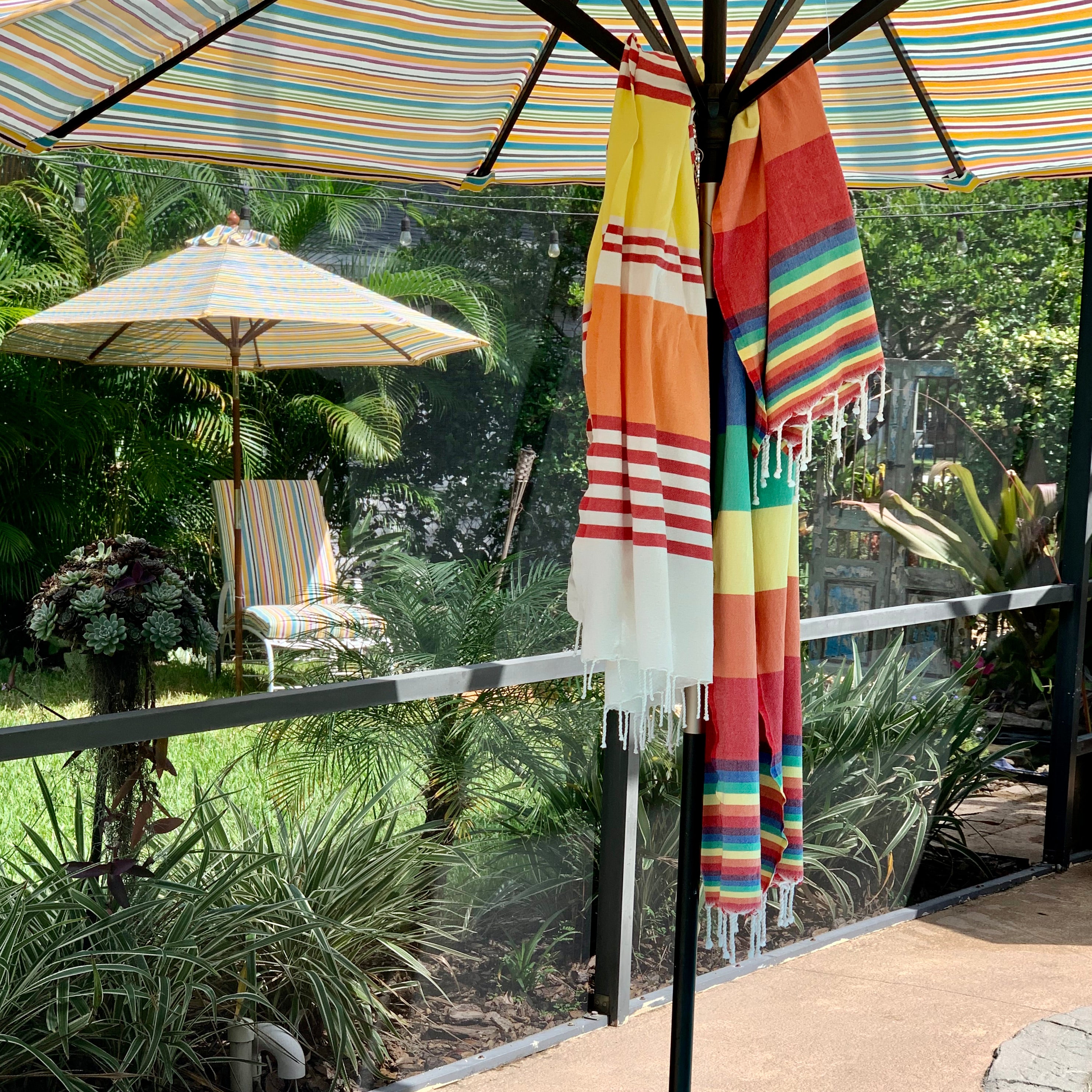 Rainbow Fouta Towel - The-foutaspa - pool Towel