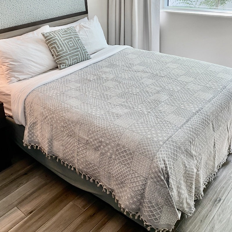 Damask Bedspread XXL, Mosaique - The-foutaspa